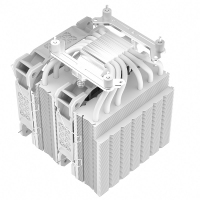 爱国者散热 冰锋600SS 白色ARGB版 双塔镀镍（全平台-温控）电脑台式机CPU散热器
