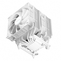 爱国者散热 冰锋600SS 白色ARGB版 双塔镀镍（全平台-温控）电脑台式机CPU散热器