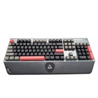 爱国心 GK-809(黑+灰+红) 青轴 竞技游戏机械有线键盘