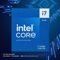 英特尔(Intel) i7-14700K 酷睿14代 处理器 20核28线程 睿频至高可达5.6Ghz 33M三级缓存 盒装CPU