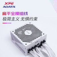 威刚（ADATA）XPG魔核II SE750W 白色电源 金牌全模组台式电脑电源atx3.0电源支持4090
