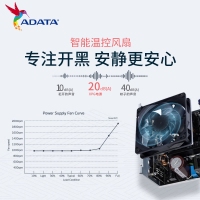 威刚（ADATA）XPG魔核II 750W 白【ATX3.0】电源金牌全模组全日系电容台式电脑主机游戏电竞白金效能智能温控