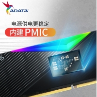 威刚(ADATA)XPG龙耀D500G 64GB(32GBX2)黑色彩包套装 DDR5 6400 C32海力士A die内存条
