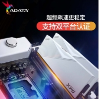 威刚(ADATA)XPG龙耀D500G 64GB(32GBX2)白色彩包套装 DDR5 6400 C32海力士A die内存条