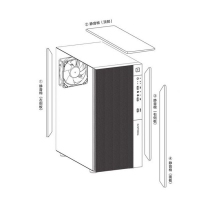 游戏风暴 静界 静音机箱 台式电脑游戏主机箱(主动静音,U3,支持长显卡,高散热器)