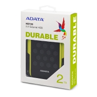 威刚（ADATA） HD720 2TB 绿色三防移动硬盘 防水防尘防震 户外摄影数据管理存储盘