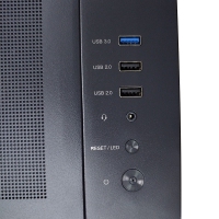 游戏风暴机箱 海岚（黑色）海景房 支持M-ATX主板 360水冷 台式电脑游戏机箱