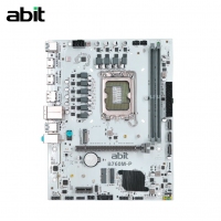 升技（abit） B760M-P 雪山白 主板 支持CPU 12100/12400F/13400