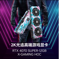 索泰（ZOTAC）GeForce RTX 4070 SUPER 12GB X-GAMING HOC 黑神话悟空 电竞设计显卡