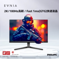 飞利浦 27M2N5500L 27英寸2K原生180Hz FastIPS快速液晶HDR400 1ms电竞游戏显示器