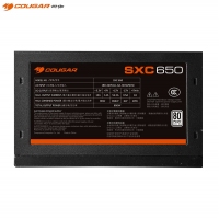 骨伽 SXC650黑色 额定650W 白牌直出 静音宽幅电脑主机电源