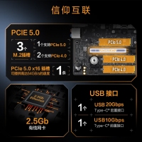 华硕（ASUS）TUF GAMING B850M-PLUS重炮手电竞主板 支持 CPU 9800X3D/9950X (AMD B850/socket AM5) 