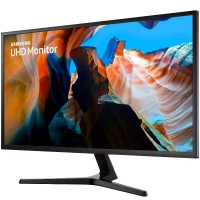 三星 32英寸 U32J592UQC 4K 10.7亿色 同屏HDMI专业显色 灵妙双屏显示器